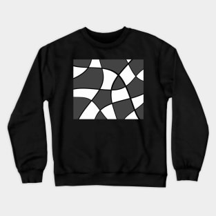 Abstract - gray, black and white. Crewneck Sweatshirt